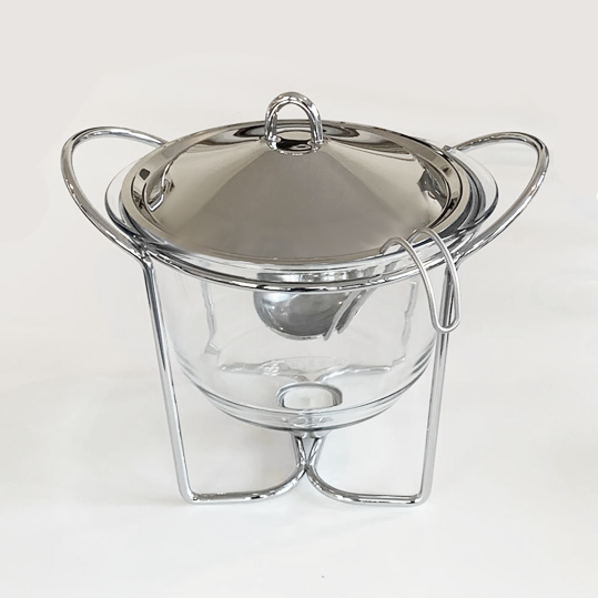 Chafing Dish With Large Soup Spoon And Tealight Holder 4l Ilham